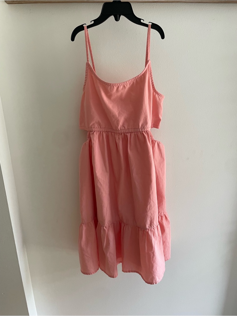 abercrombie kids Coral Tiered Spaghetti-Strap Dress